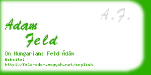 adam feld business card